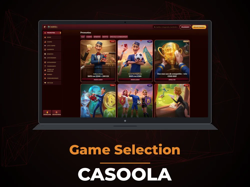 casoola - Game Selection