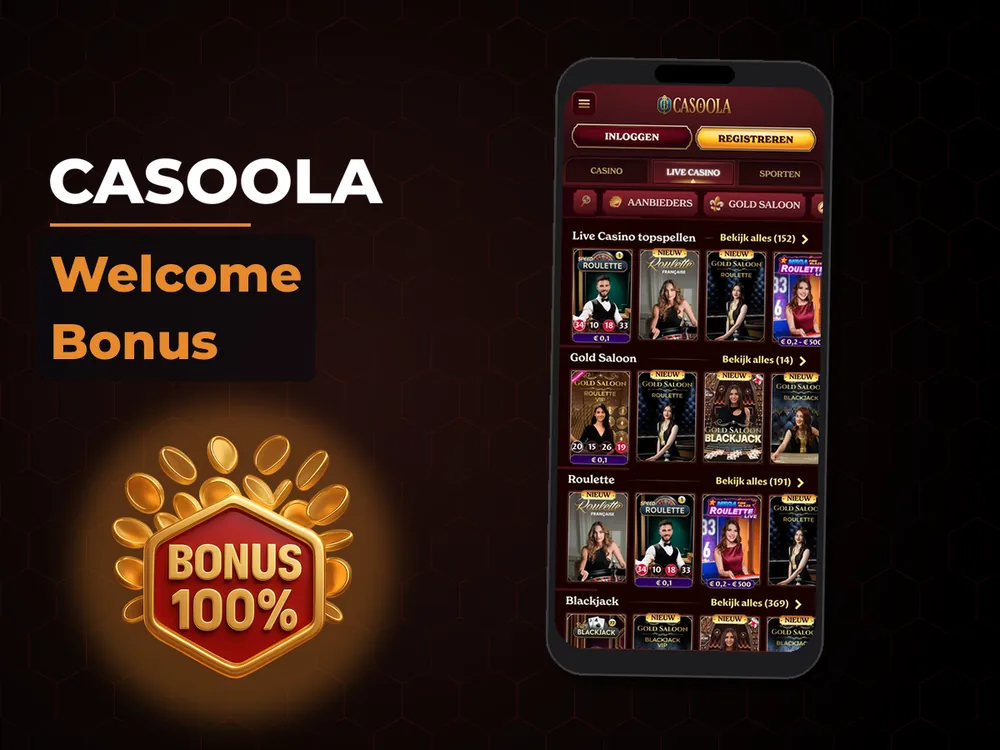 casoola - Welcome Bonus